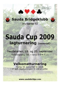Innbydelse til Sauda Cup 2009
